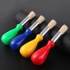 4/6 Pcs Plastic Handle Paint Brush Set Ergonomic Oil Paint Brushes Painting Brushes Artist Tools