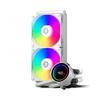 PCCOOLER CPS DA240 ARGB СЖО, 240-мм кулер для процессора с двумя ARGB-вентиляторами, высокопроизводительный насос 3000 об/мин, эффективная 240-мм СЖО для