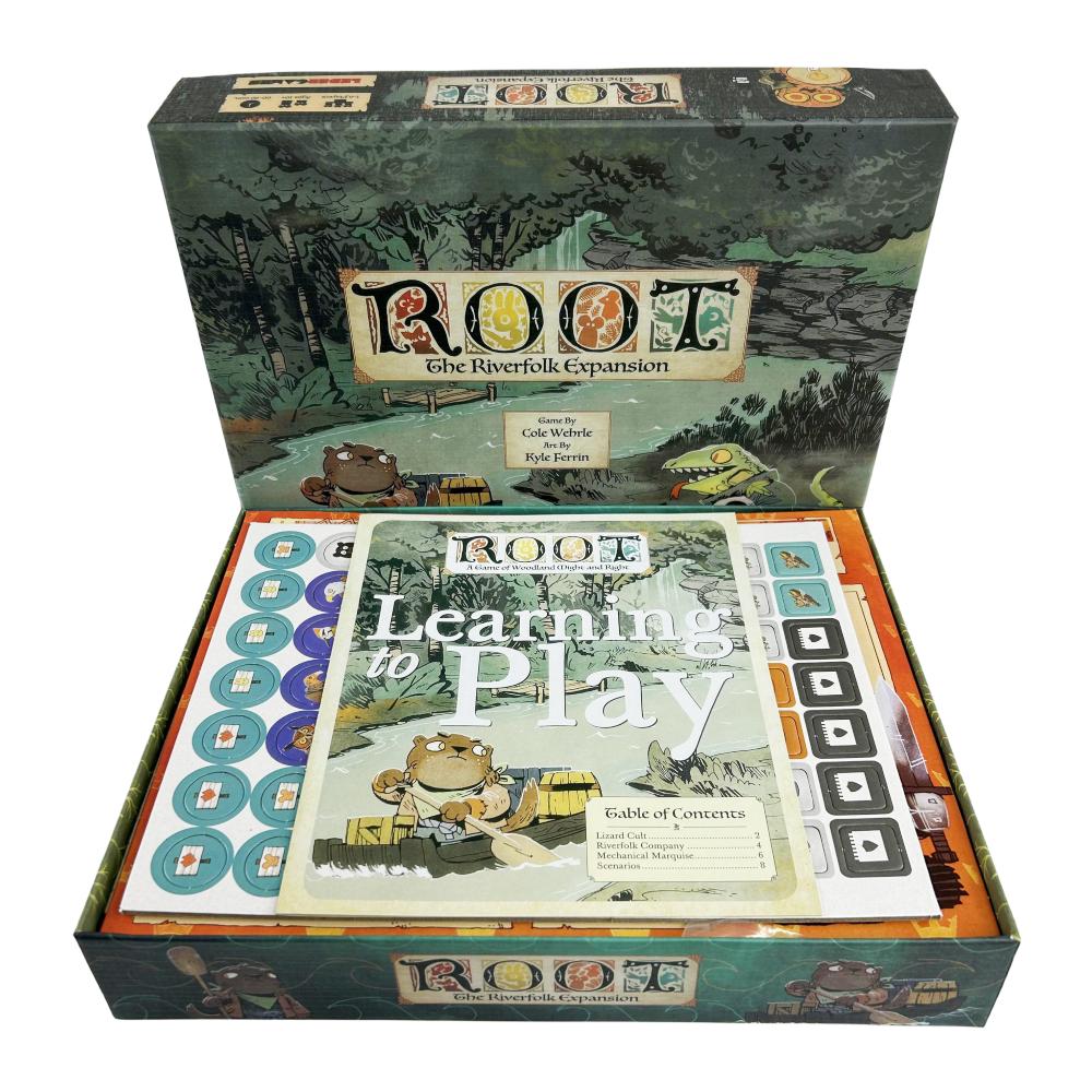 Leder Games Root Карточные игры The Riverfolk Underworld Woodland Night Расширение Настольная колода Интеллектуальные игры для вечеринок