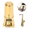 Tenor Saxophone Mouthpiece Metal Clip Cap Golden Musical Instrument Replacement Kit