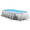 INTEX Above Ground Tubular Pool Kit - Pris Frame - 503 X 274 X 122 Cm - Oval (Pump, Tarpaulin, Groundsheet and Ladder) - 26796NP