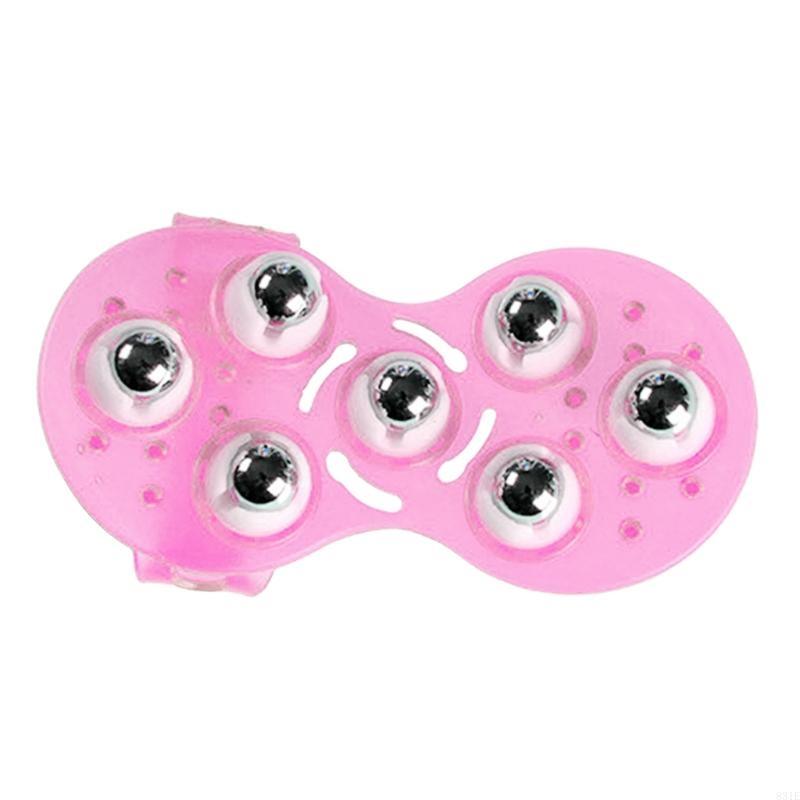 831E Roller Balls Body Massage Glove Muscle Pain Relief Relax Anti Cellulite Massager For Neck Back Shoulder Buttocks for Hea