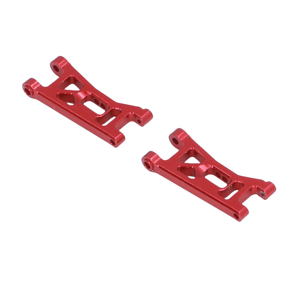 2PCS Front Lower Suspension Arms Set Alloy RC Front Lower Arm Replacement for 1 24 RC Car Upgrade Parts Red