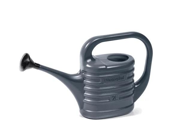 Plastic Watering Can 2L Zebra - Anthracite - Kon 2L Plapz