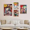 Vintage Attack On Titan Demon Slayer Posters White Paper Anime Shonen Jump Cover Poster Room Decor Painting Pictures Wall Art Prints