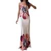 2025 лето новый модный принт средний и длинный сексуальный топ-труба бедра платье женщины