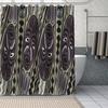 Африканский этнический цветочный узор Шторки для душа Геометрия Ткань для ванной Водонепроницаемый Полиэстер Для декора ванны С крючками