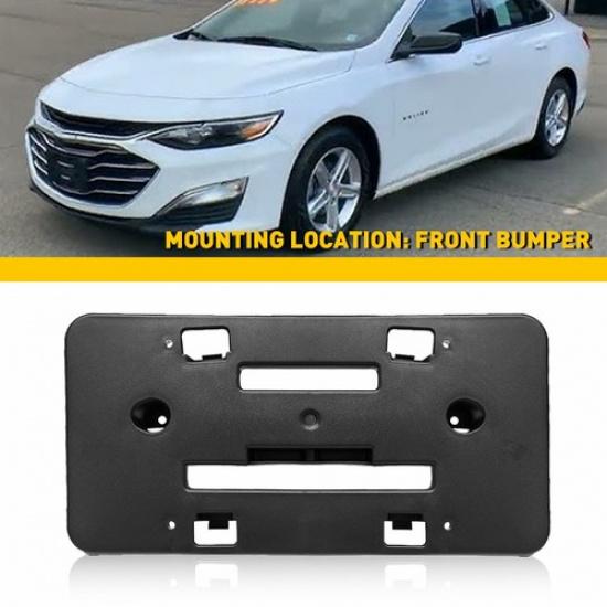 Front License Tag Frame Plate Mount Bracket Holder For -23 Chevrolet Malibu