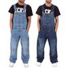 Workwear Trousers Programmer Polytechnic Man Hundred Men's Denim Back Trousers Fashion Multi-pocket Loose Jeans