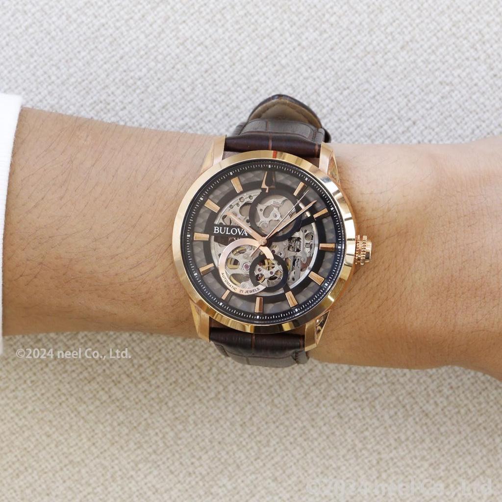 BULOVA Watch Automatic Mechanical Skeleton Classic 97A169 [Bulova] Men's