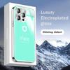 Fashion Designed IFac Phone Case For iphone 17 16 15 14 13 12 Pro Plus Max New Electroplated glass Case