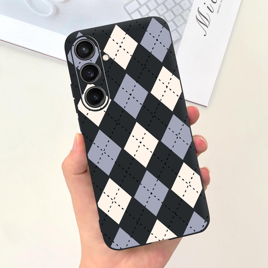 Для Samsung S24+ s24 Plus Чехол Обложка Samsung Galaxy S24 Ultra Pro Capa Защита Камеры Ударопрочный Мягкий ТПУ Fundas С Рисунком