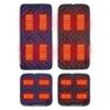 5V USB Подогреватель для стула Электрическая грелка для сиденья Мягкая подушка Жилет с подогревом Одежда с подогревом Греющая подкладка Зима дом Офис Автомобильные принадлежности