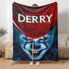 Welcome Derry Flannel Blanket Super Soft Warm Cozy Blanket For Sofa Bed Office Travel Allseason Home Decor Gift
