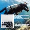 170 лотов Кольца уплотнительные круглого сечения (O-rings) разной твердости, водонепроницаемые, для герметизации, смешанного размера, для снаряжения для дайвинга, аксессуаров для бассейна