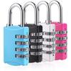 4 Pack 4 Digit Combination Padlock for Suitcase, Gym Locker, Fence, Toolbox, Case, Storage[u3560]
