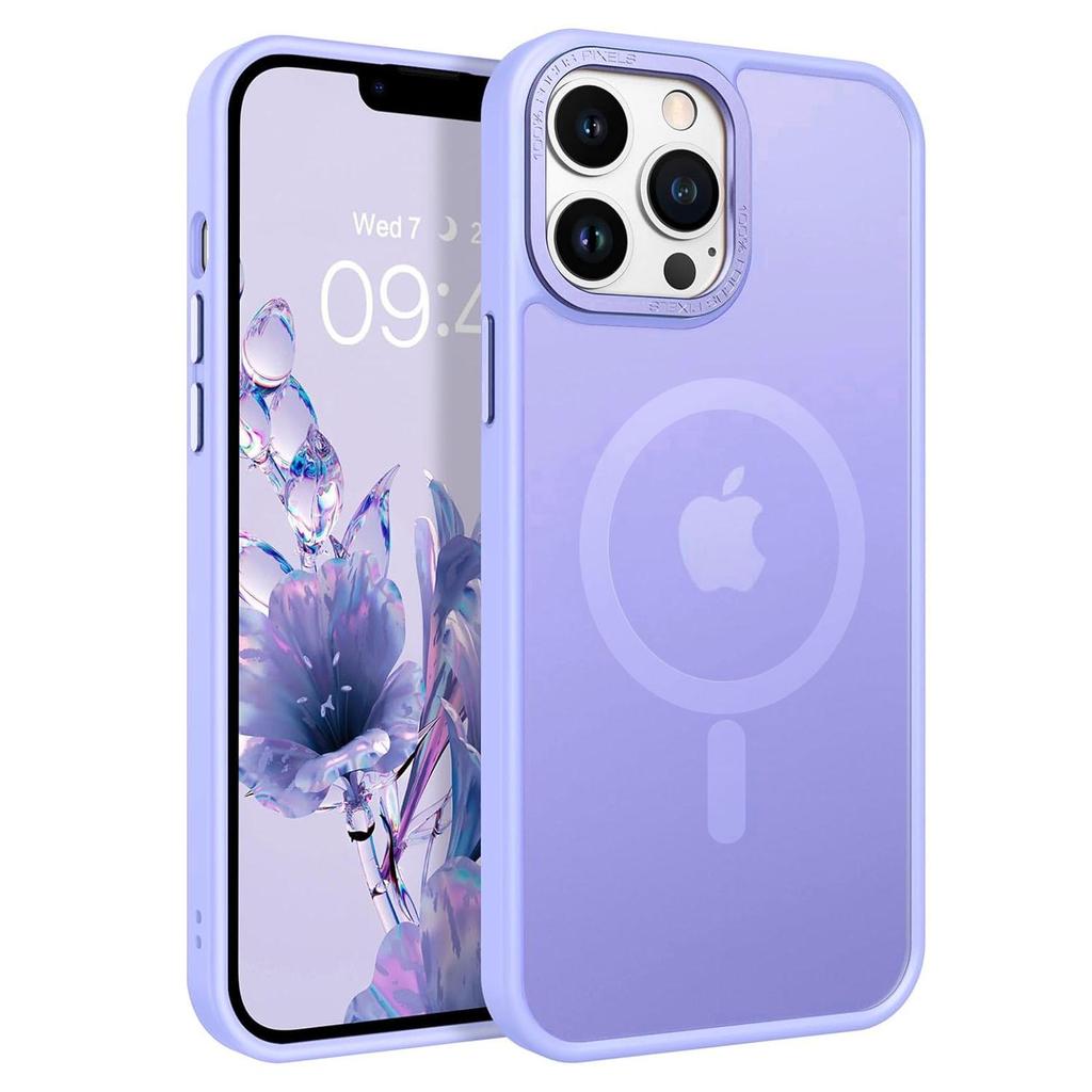 Новый магнитный матовый чехол для телефона - Совместим с iPhone 14, 15 и 16 - Ощущение кожи, защита от падений.