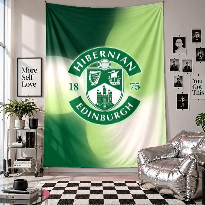 Настенный гобелен Hibernian FC, домашний декор, настенная ткань для спальни, гостиной, фона