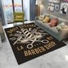 Вывеска для парикмахерской, 3D череп, винтажный HD ковер, ковер для дома, гостиной, спальни, дивана, коврик для двери, декор, детский коврик, нескользящий напольный коврик