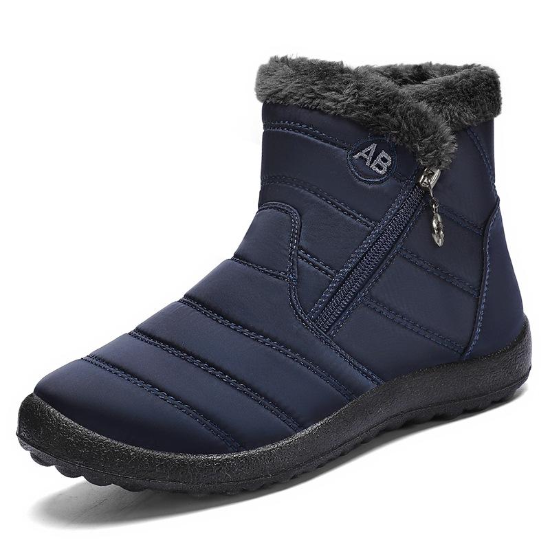 2025 Autumn/Winter Plus Size Warm Snow Boots - High-Top Cotton Comfort for Couples and Seniors
