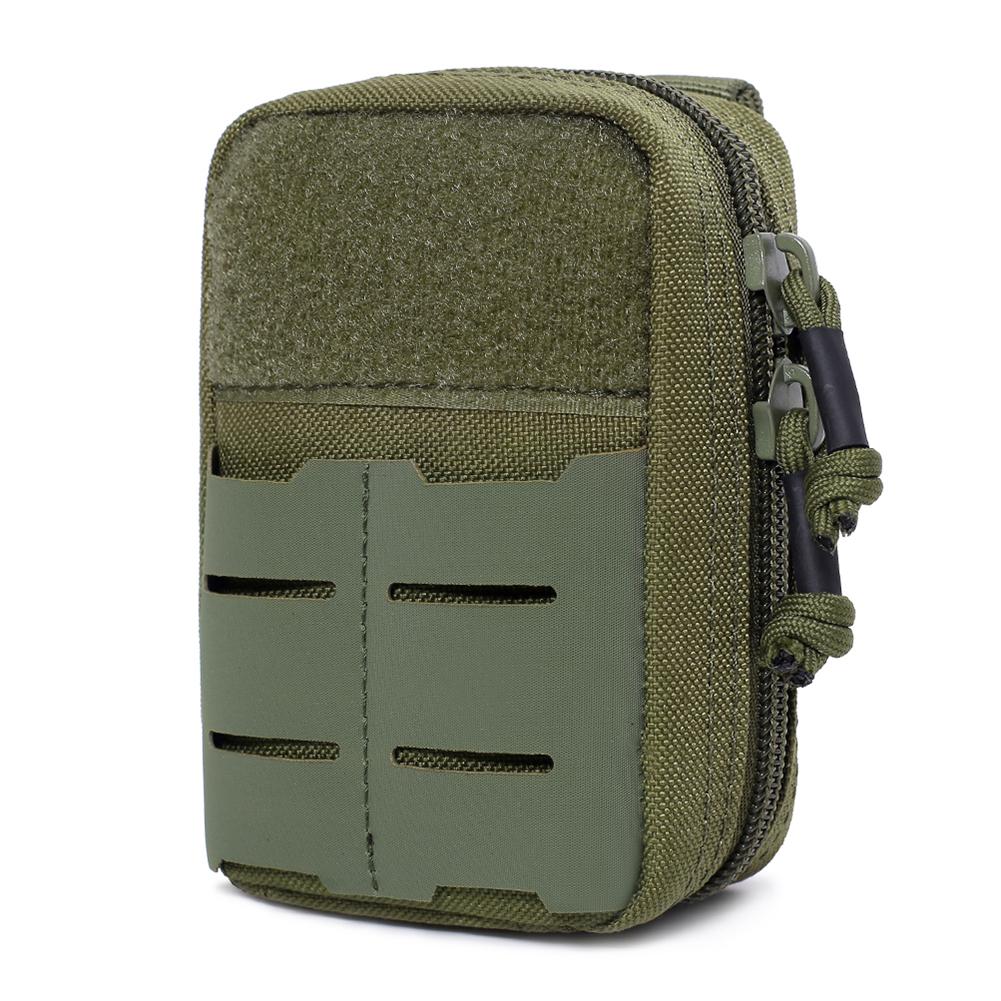 Outdoor Molle Pouch Utility EDC Pouch Multi-Purpose Small Molle Bag with Hook and Loop Fastener Belt Pouch for Climbing Hunting