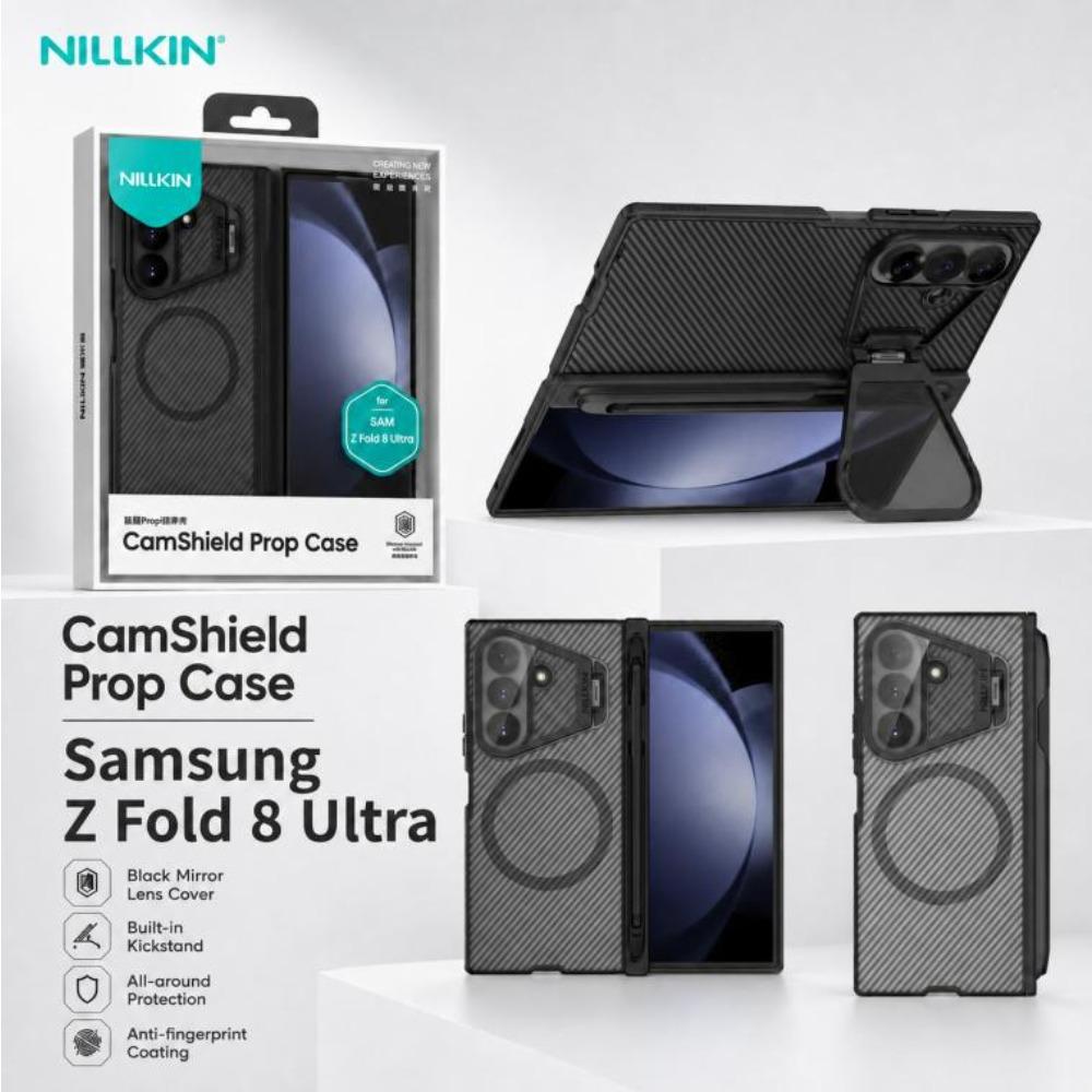 NILLKIN Магнитный чехол для Samsung Galaxy Z Fold 8 Ultra Fold8 с защитой шарнира Rebound и местом для стилуса