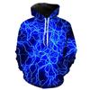 Men Women Children Lightning Sweatshirts 3D Printed Pullover Long Sleeve Boy Girl Kids Hoodies Streetwear Casual Hooded Jacket