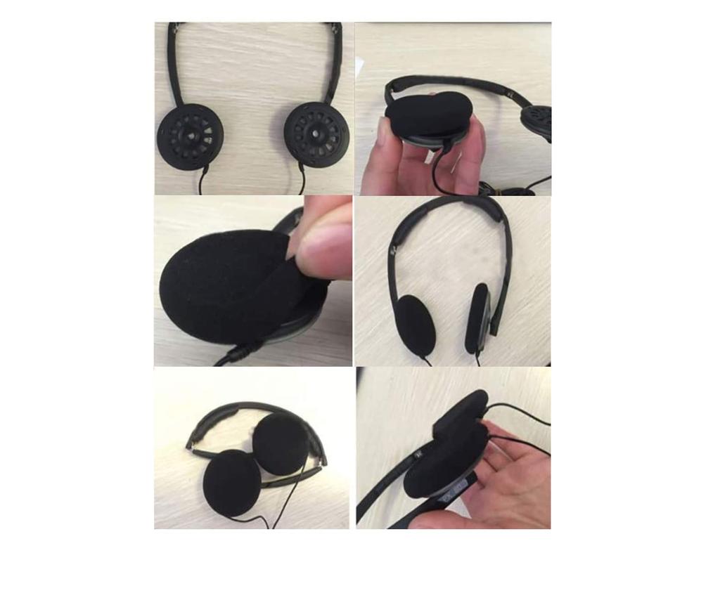 Headphone Replacement Ear Pads Diameter 60mm of Within 24 (pack 6) [shipped Hours]