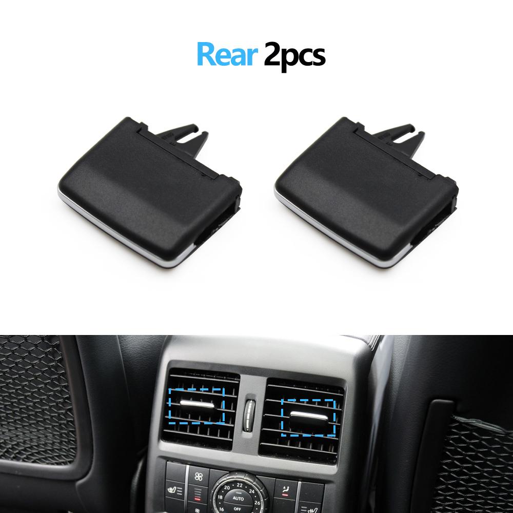 2 шт. автомобильная передняя и задняя вентиляционная решетка переменного тока, скользящий зажим, ремонтный комплект для Mercedes Benz W166 W292 ML350 GL450 M ML GLE