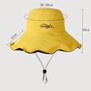 Хлопковая шляпа рыбака двусторонняя пляжная солнцезащитная шляпа портативная панама лето