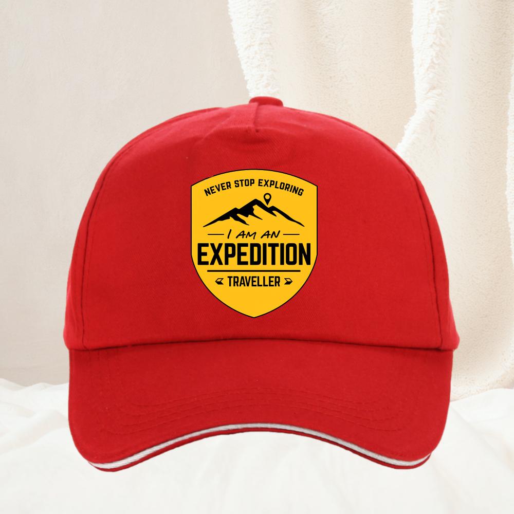 Expedition Travel Unisex Women outdoor Visors hat Never Stop Exploring Baseball Cap fashion outdoor sun protection hats