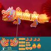 1 Set Dragon Lantern DIY Colorful Chinese Style Glowing Lantern for Spring Festival New Year Decoration