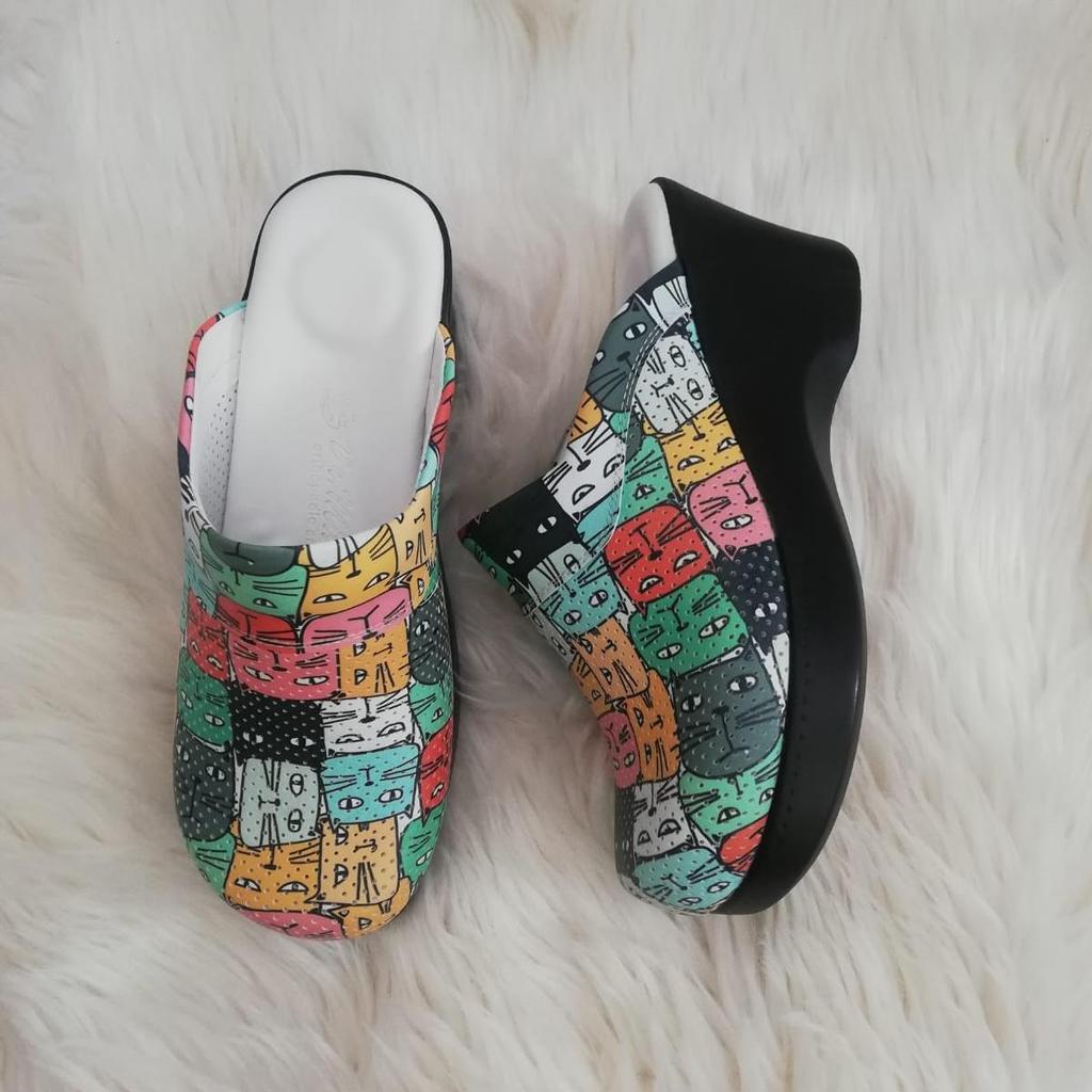 Ортопедические женские медицинские сабо — противоскользящие, удобные