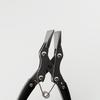 Handmade Stainless Steel Flat Nose Pliers for DIY Leather Goods, Purse Frame, Edge Pressing, and Gluing Line.