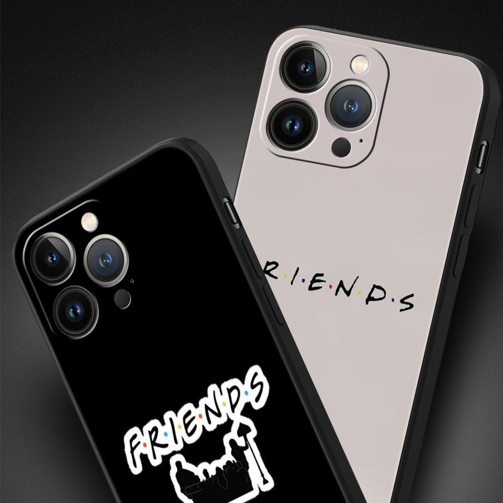 Friends Phone Case Cover for iPhone 17 16 15 14 13 12 Pro Max 11 Pro Max 17 AIR Plus Shockproof Soft TPU Shell Fundas Capas Bags