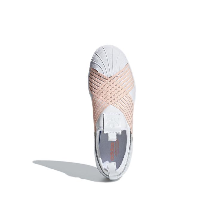 Adidas Superstar Slip On White Orange Women's D96704