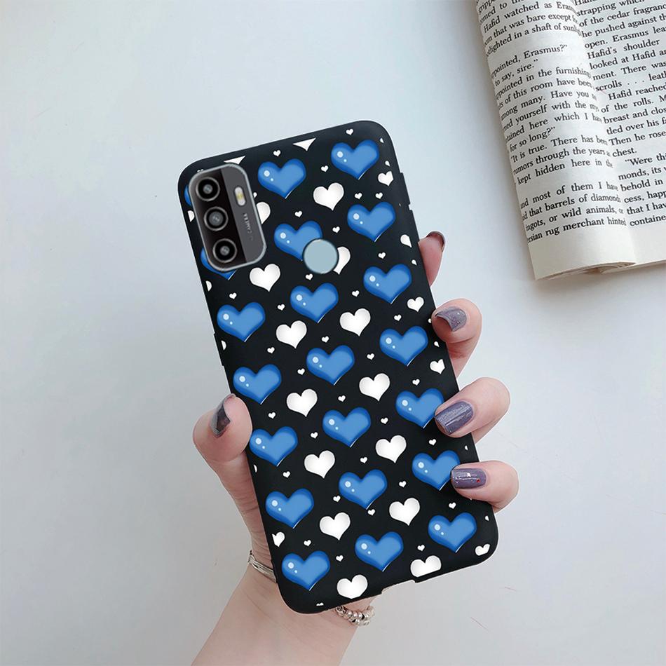 Чехол для OPPO A53S 2020 Мультяшный Coque Сердце Нарисованный Силиконовый Задняя Панель Телефона Для oppo a53s A 53s A53 s oppoa53 2020 Чехол-Ракушка