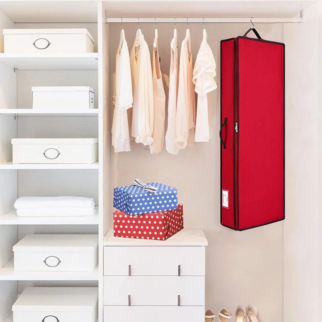 Сумка для хранения подарочной упаковочной бумаги, водонепроницаемая рождественская подарочная упаковка, органайзер, большая вместительная коробка-контейнер для упаковочных материалов