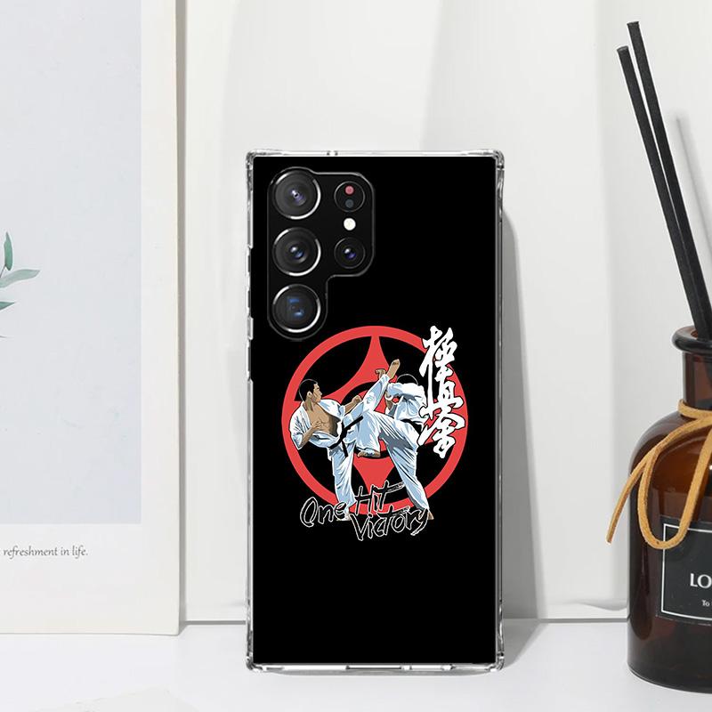 Oyama Kyokushin Karate Phone Case For Samsung Galaxy S25 S24 S23 S22 Ultra S21 FE S20 Plus S10 + S10E Art Fundas Back Cover S24