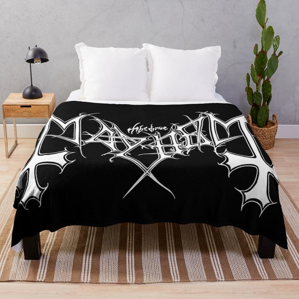 Mayhem Logo Throw Blanket