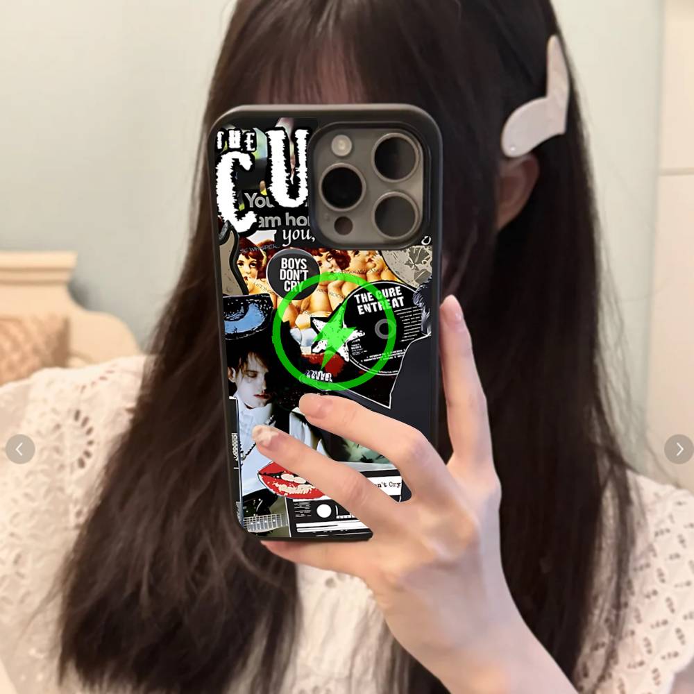 Горячий Классический Рок Чехол Для Телефона Группы The C-CureS Для IPhone 17 Air 16 15 14 13 12 11 Pro Max Plus Для Беспроводной Зарядки MagSafe