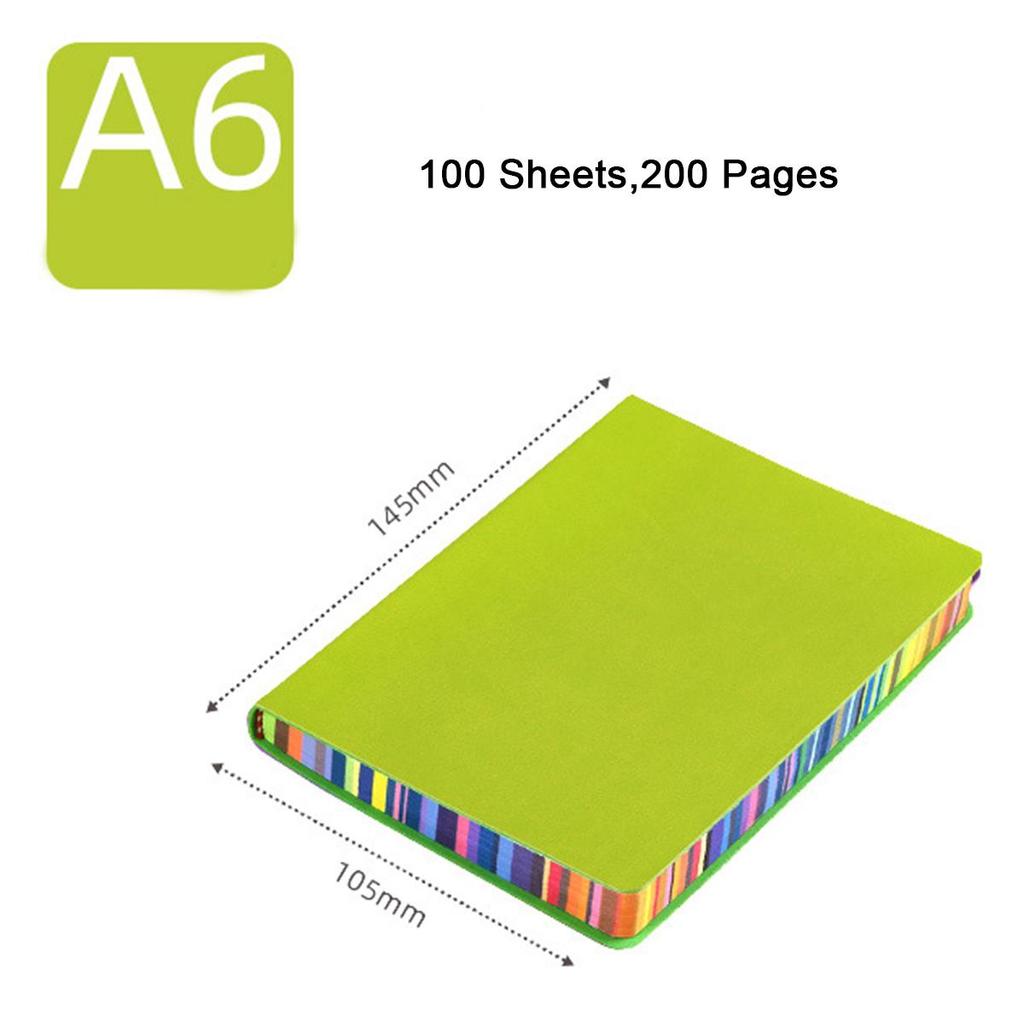 (Возможна гравировка логотипа) Цветной студенческий блокнот формата А6/А5/В5, кожаный деловой блокнот, журнал встреч, дневник, внутренняя страница с подкладкой, справочник