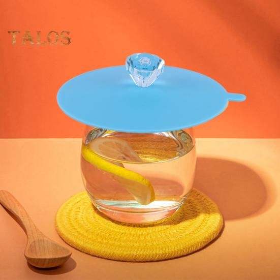 6 шт. крышка чашки термостойкие универсальные силиконовые чехлы для чашек с ручкой со стразами для чашек, кружек, бокалов для вина