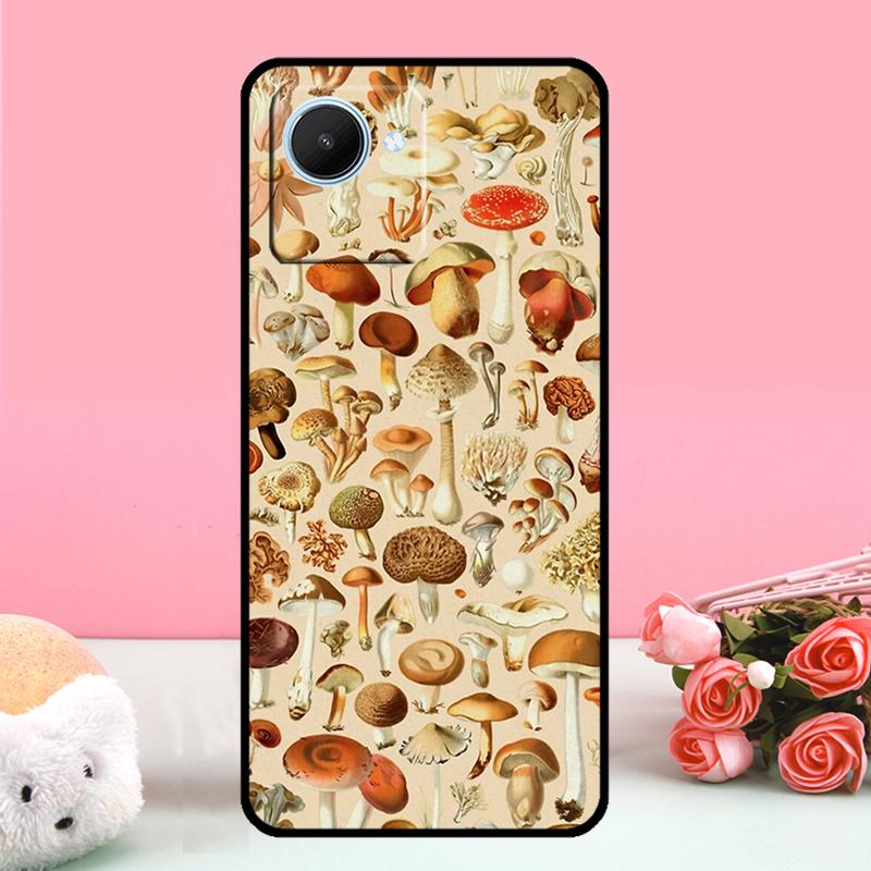 Чехол «Грибной лес» для Realme C55 C53 C35 C33 C30 C25s C21Y C11 C15 GT Neo5 GT3 GT5 9 10 11 12 Pro Plus