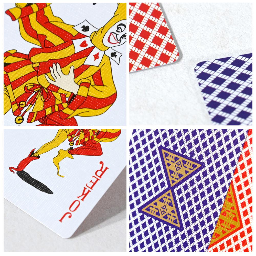 Guandan Blue Core Cloth Texture Double Deck Playing Cards