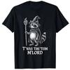 Смешная футболка про аутизм Twas The Tism M Lord Raccoon Meme Милый костюм ведьмы для Хэллоуина Новинка Подарок Мужские дышащие топы ...