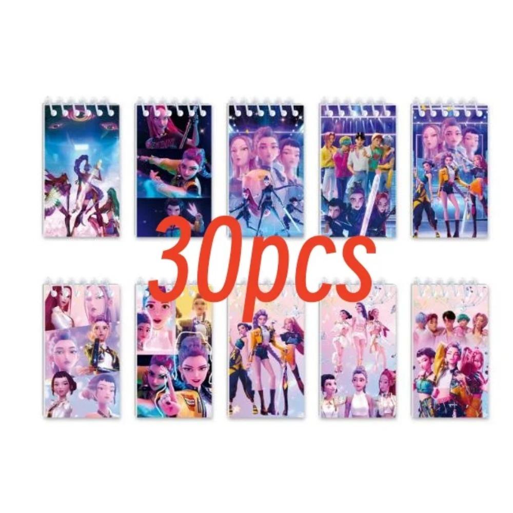 10-55pcsKpop DemonCoil Notebook Anime Huntrix Book Notebook Decorative Party Gift for Guest Birthday Party Supplies Kpop Warrior