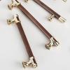 Solid Wooden Door Handles Various Sizes Multifunctional Kitchen Cabinet Handles Durable Furniture Handle Hardware Home Use