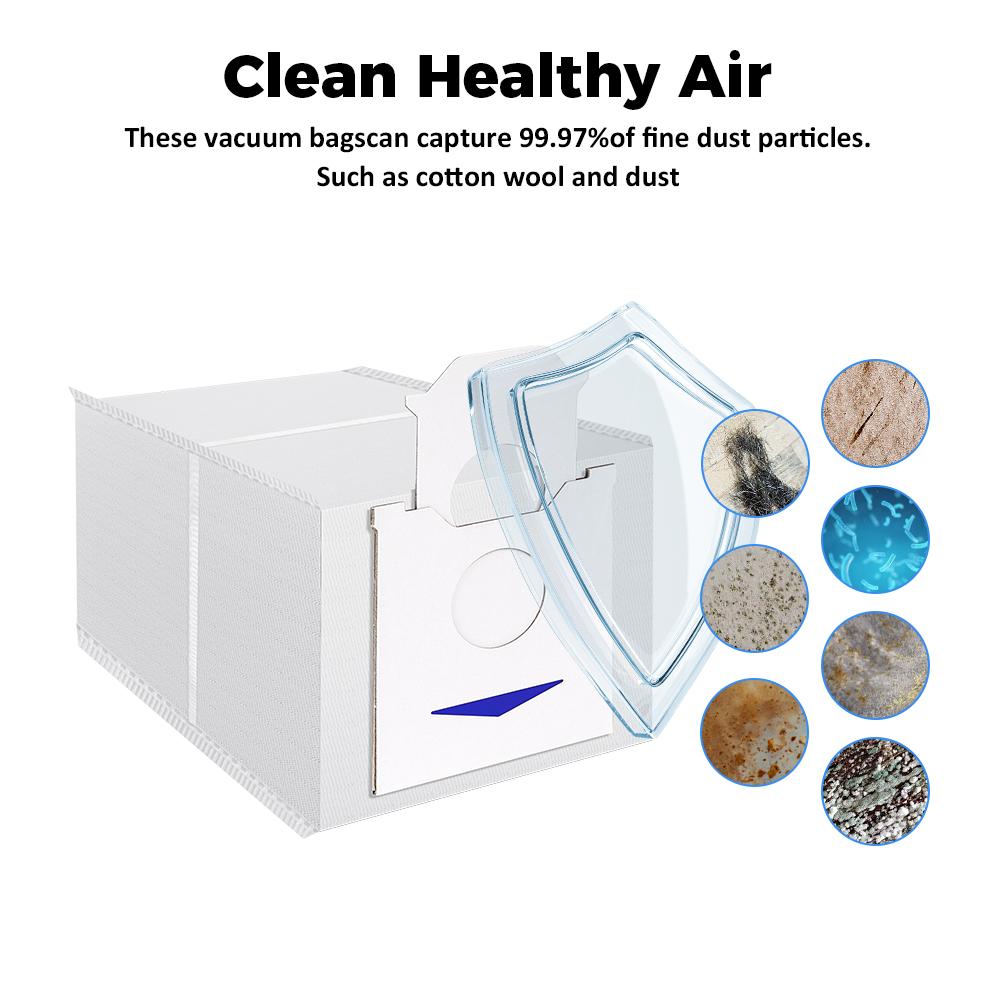 Dust Bags Replacement For Ecovacs DEEBOT N30 Pro N30 Omni N30 Pro Omni Sweeping Robot Vacuum Cleaner Dust Collection Rubbish Bag