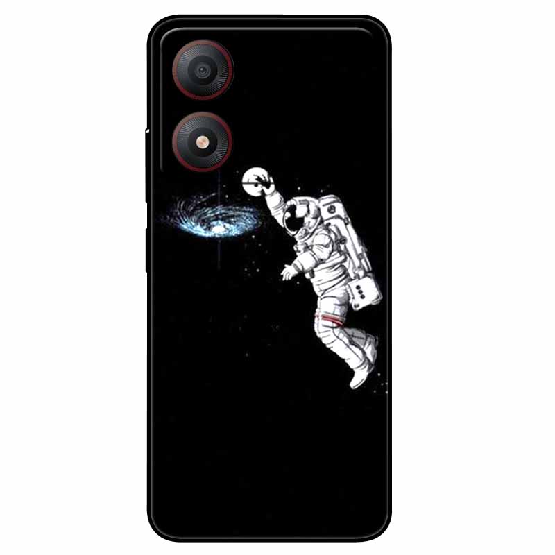 Для ZTE Blade A34 4G Чехол Ударопрочный ТПУ Мягкий Силикон Чехлы для Телефона для ZTE Blade A 34 Funda Расписной для BladeA34 Роскошный Capa